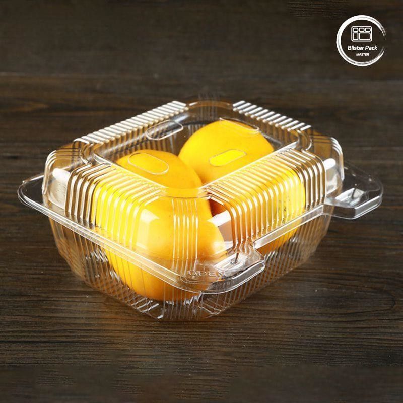 OEM/ODM クラムシェル 果物・野菜の使い捨て用トレイ 透明なPETプラスチック 食品品種