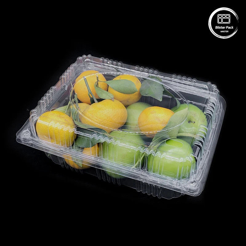 果物 と 野菜 の 波紋 状 の プラスチック の トレイ 容器 収納 頑丈 な 再 使用 できる 運輸 箱