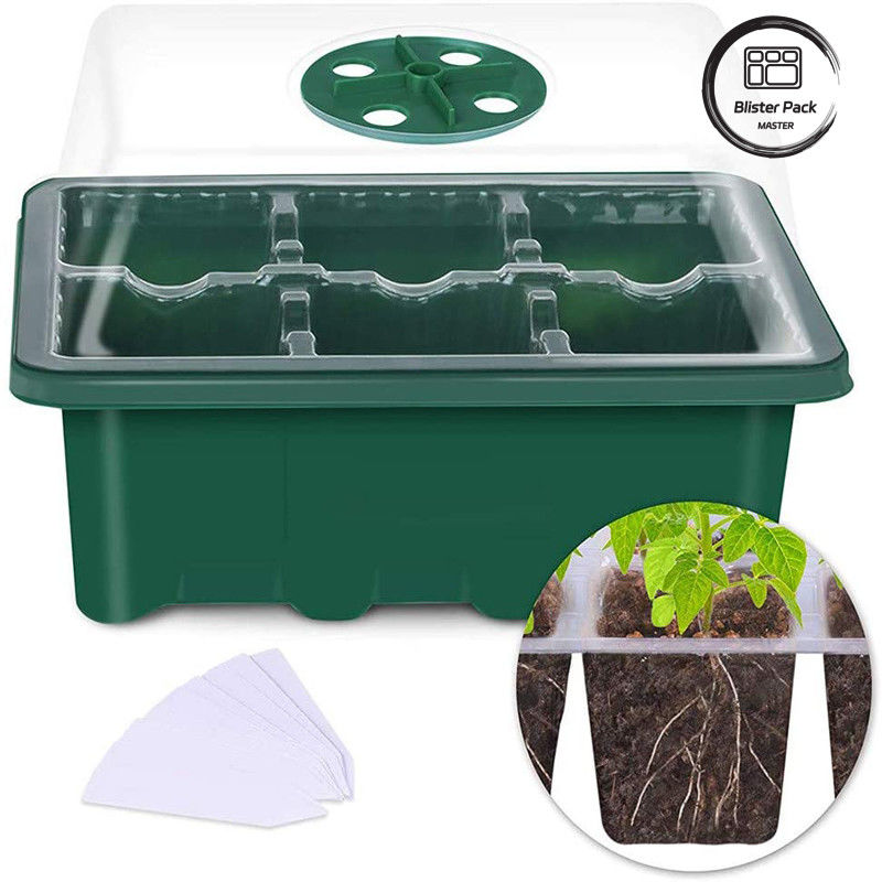 多機能室内庭園 幼稚園 箱 プラスチック 種植皿 / 6 細胞 種植皿