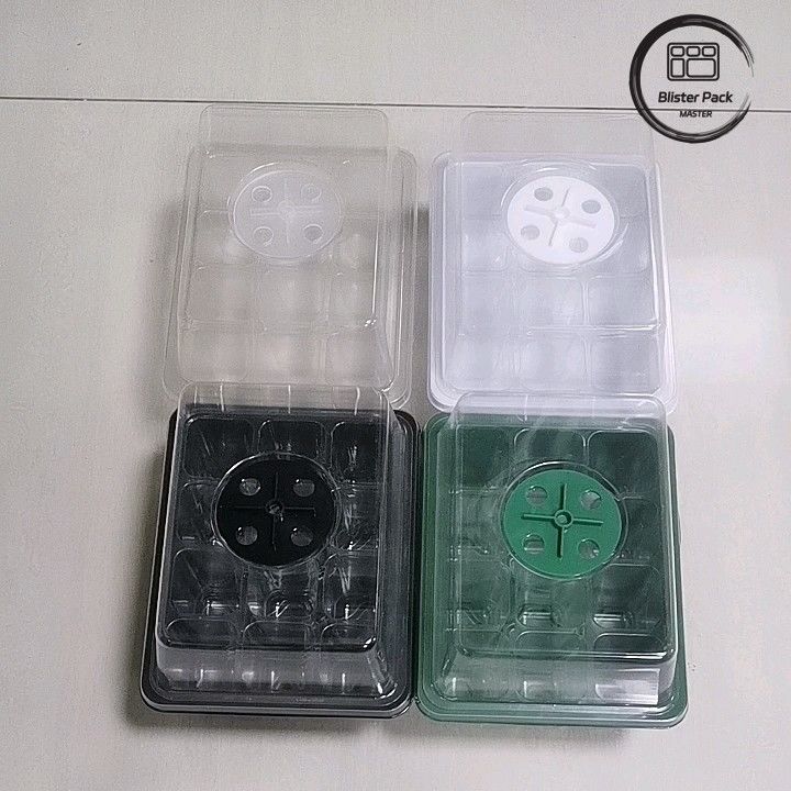 多機能室内庭園 幼稚園 箱 プラスチック 種植皿 / 6 細胞 種植皿