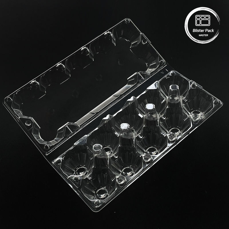 15 スロット クリア 使い捨て プラスチック製 卵泡 トレイ オーダーメイド 設計 0.25mm~1.0mm 厚さ