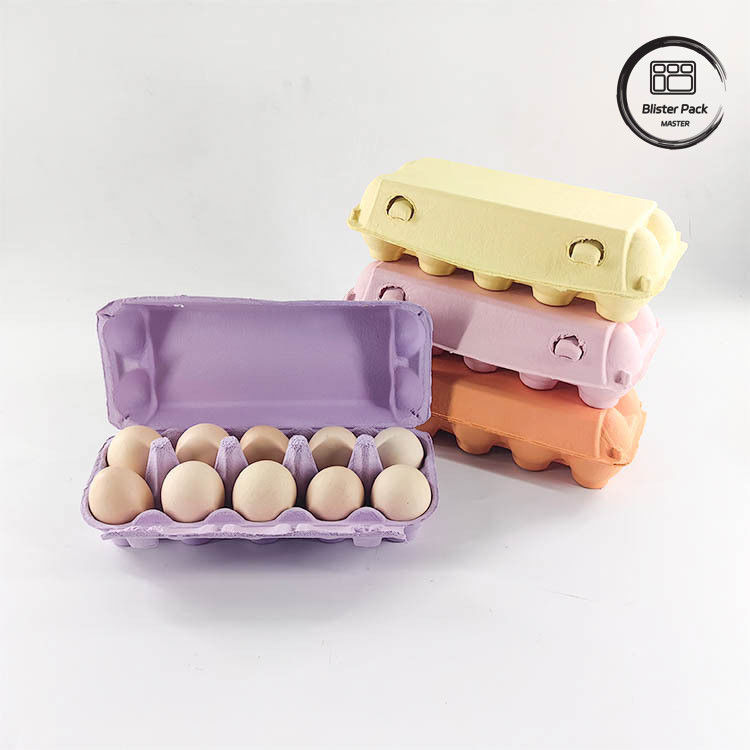 オーダーメイドエコクワイルエッグパッケージ 12 6 4 紙パルプボックス 鶏卵用卵箱