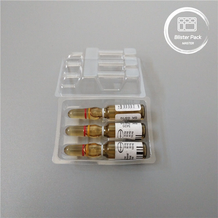 パーソナライズされた プラスチック製の薬剤 薬剤用バスケット 1ml 錠剤用 透明なPVC 片方用