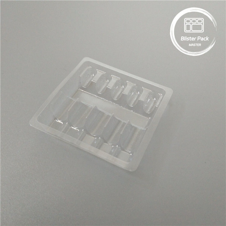 パーソナライズされた プラスチック製の薬剤 薬剤用バスケット 1ml 錠剤用 透明なPVC 片方用