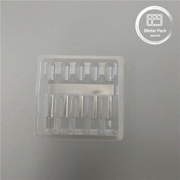 パーソナライズされた プラスチック製の薬剤 薬剤用バスケット 1ml 錠剤用 透明なPVC 片方用