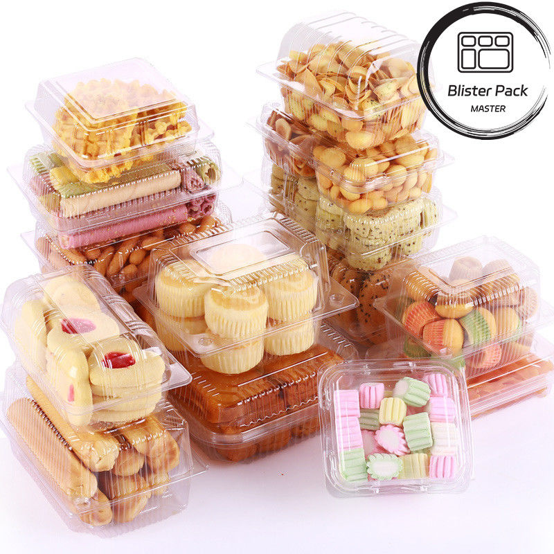 一回用 透明なPETケーキ ブリスターパッケージ パンケーキ パン菓子やベーキング製品に適しています