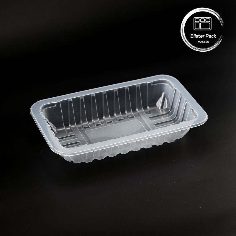 パーソナライズされたPP食品真空型包装トレイ ロゴ付き使い捨てプラスチック出皿