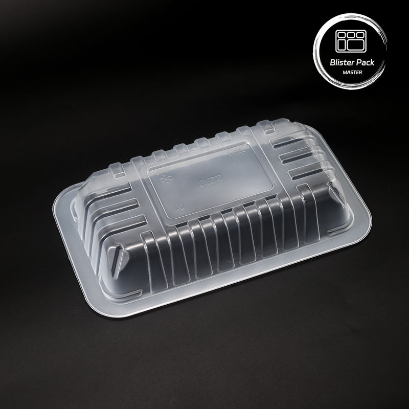 パーソナライズされたPP食品真空型包装トレイ ロゴ付き使い捨てプラスチック出皿