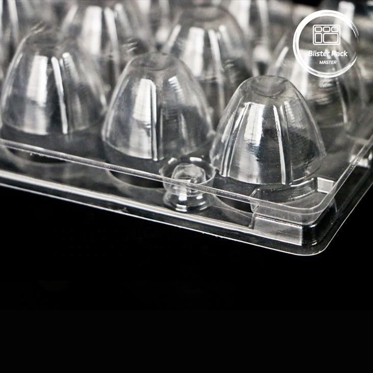 18 穴 使い捨て ブリスター クイムシェル クワイル 卵 箱 安全なパッケージ付き プラスチック