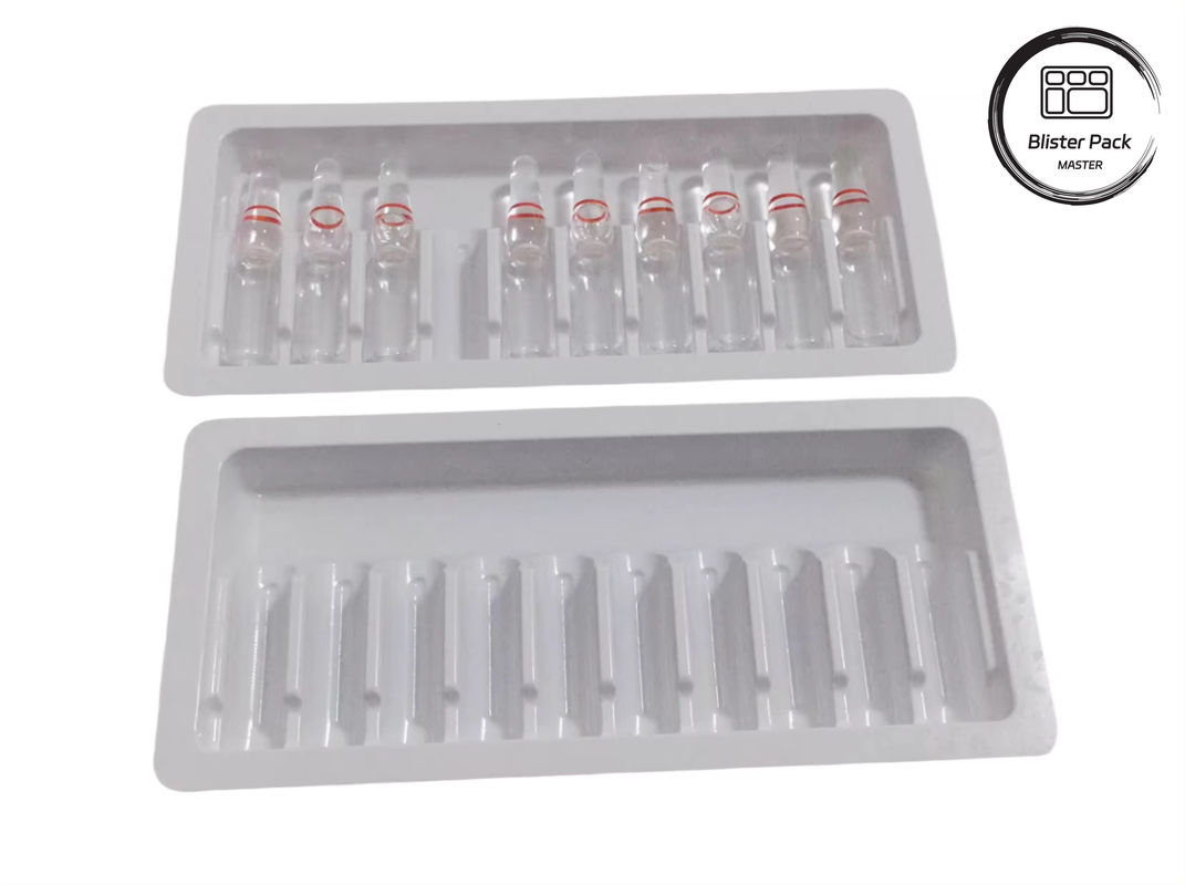 OEM&ODM PET真空形成ブリスタープラスチックトレイ,アンプとボトルのためのカスタム内包装