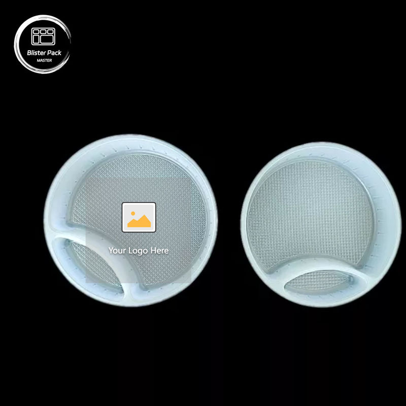 片置用 ブリスター 透明な PP プラスチック トレイ,チョコレート,キャンディー,ムーンケーキ,マフィン,パンフレットのための 6 孔のパッケージ