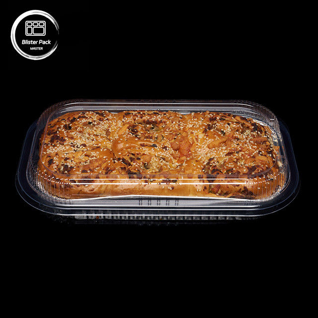 食品グレードのデザートとギフトパッケージングのためのカスタマイズされた透明なPETスイスロールケーキボックス