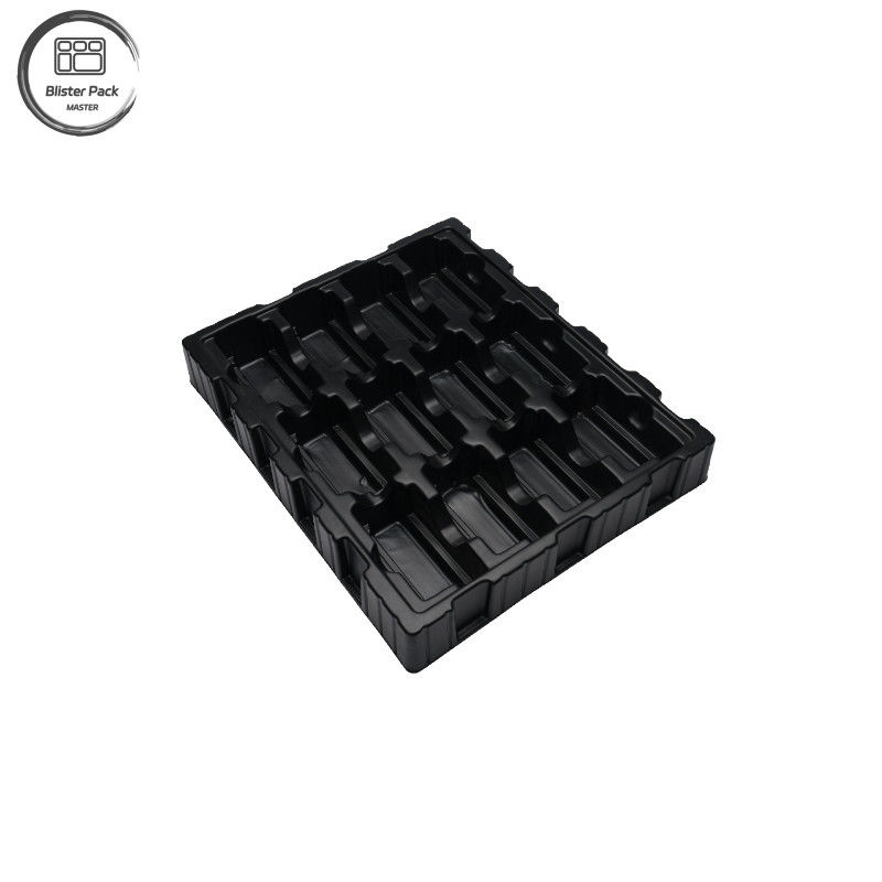 ESD PS PCB パッキングトレイ,電子機器用抗静的プラスチックブリスタートレイ