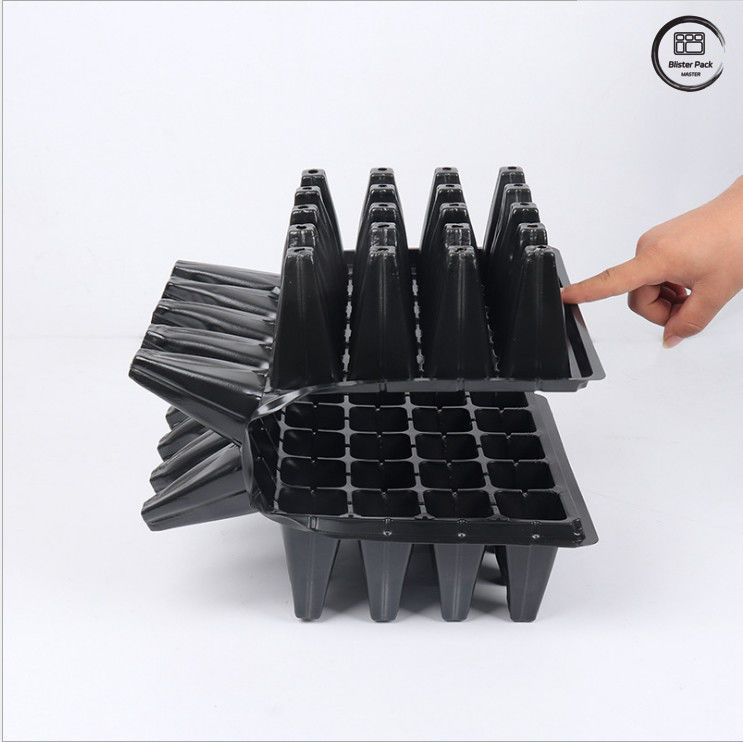 濃厚なプラスチック製の苗木培養用シドリングトレイ,21/32/50/72 細胞発芽のスタートトレイ