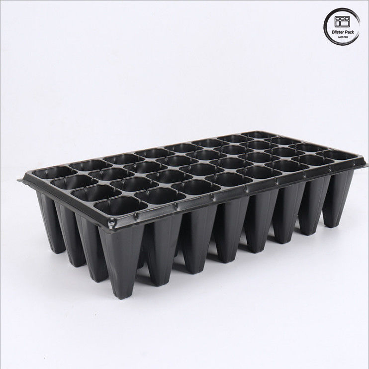 濃厚なプラスチック製の苗木培養用シドリングトレイ,21/32/50/72 細胞発芽のスタートトレイ