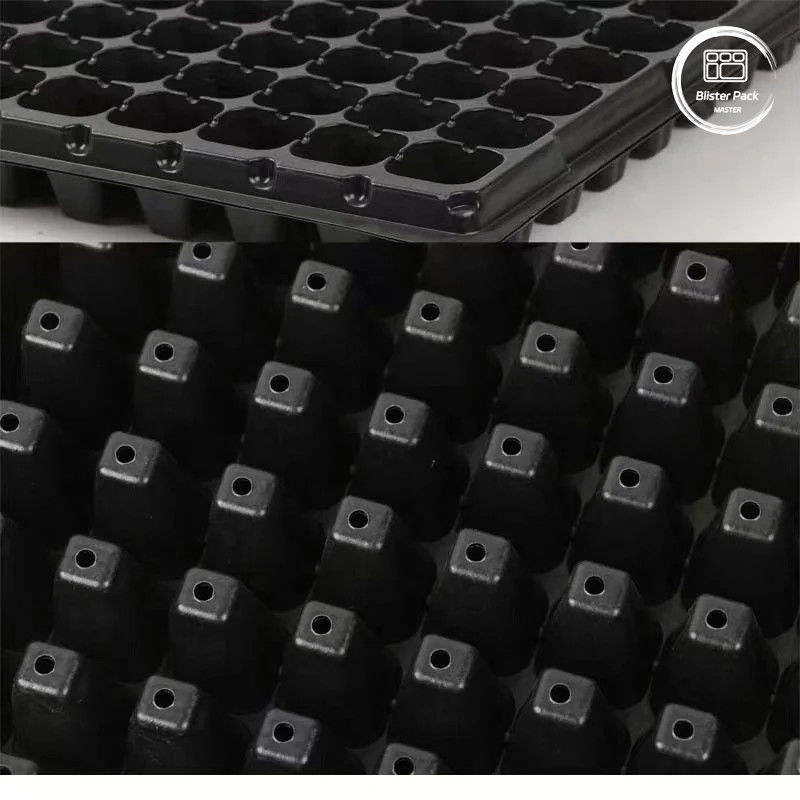 卸売 50 深細胞樹種植トレイ 耐久性のあるプラスチック製の種子発芽トレイ 苗圃や庭園植樹用