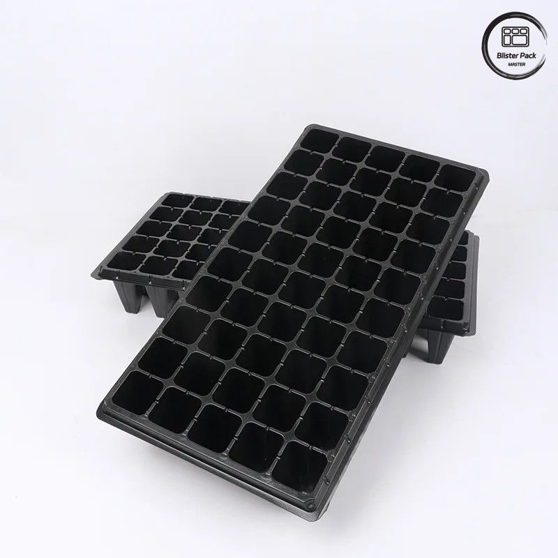 卸売 50 深細胞樹種植トレイ 耐久性のあるプラスチック製の種子発芽トレイ 苗圃や庭園植樹用